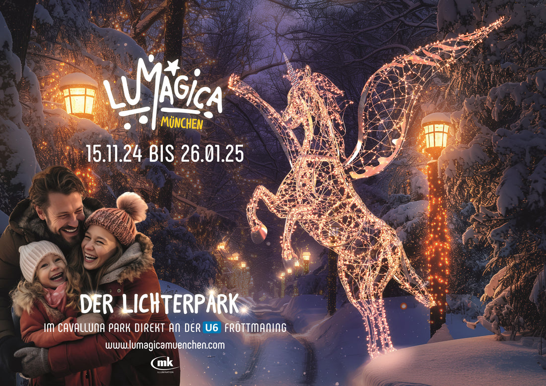 LUMAGICA – Der Lichterpark“ lädt erneut Besucher in München zum Träumen ein